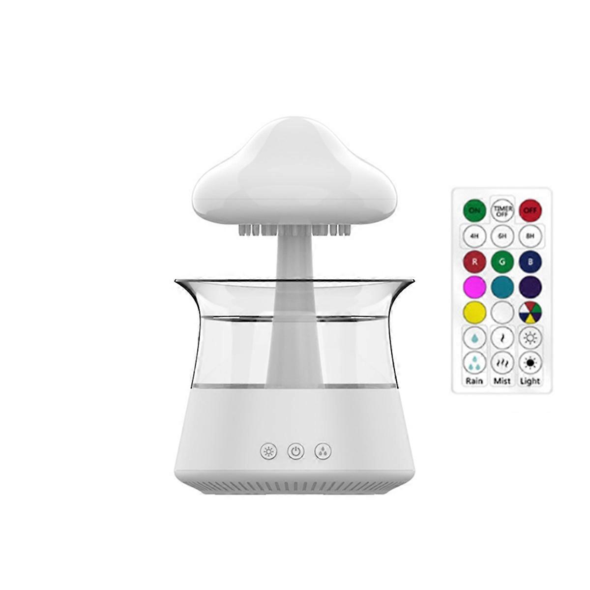 Rain Cloud Humidifier Diffuser with Remote,Water Drip Waterfall Lamp