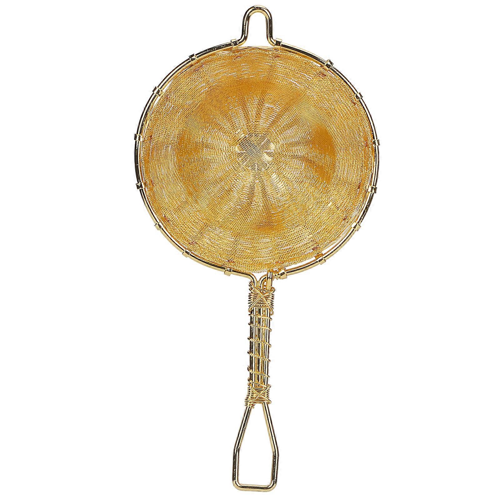 Tea Infuser Strainer Pure Copper Reusable Loose Leaf Teapot Filter for Home Office