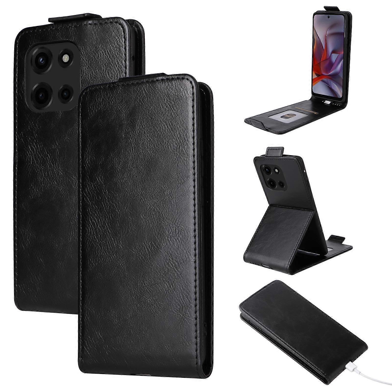 Magnetic Vertical Flip Leather Phone Case with Buckle
