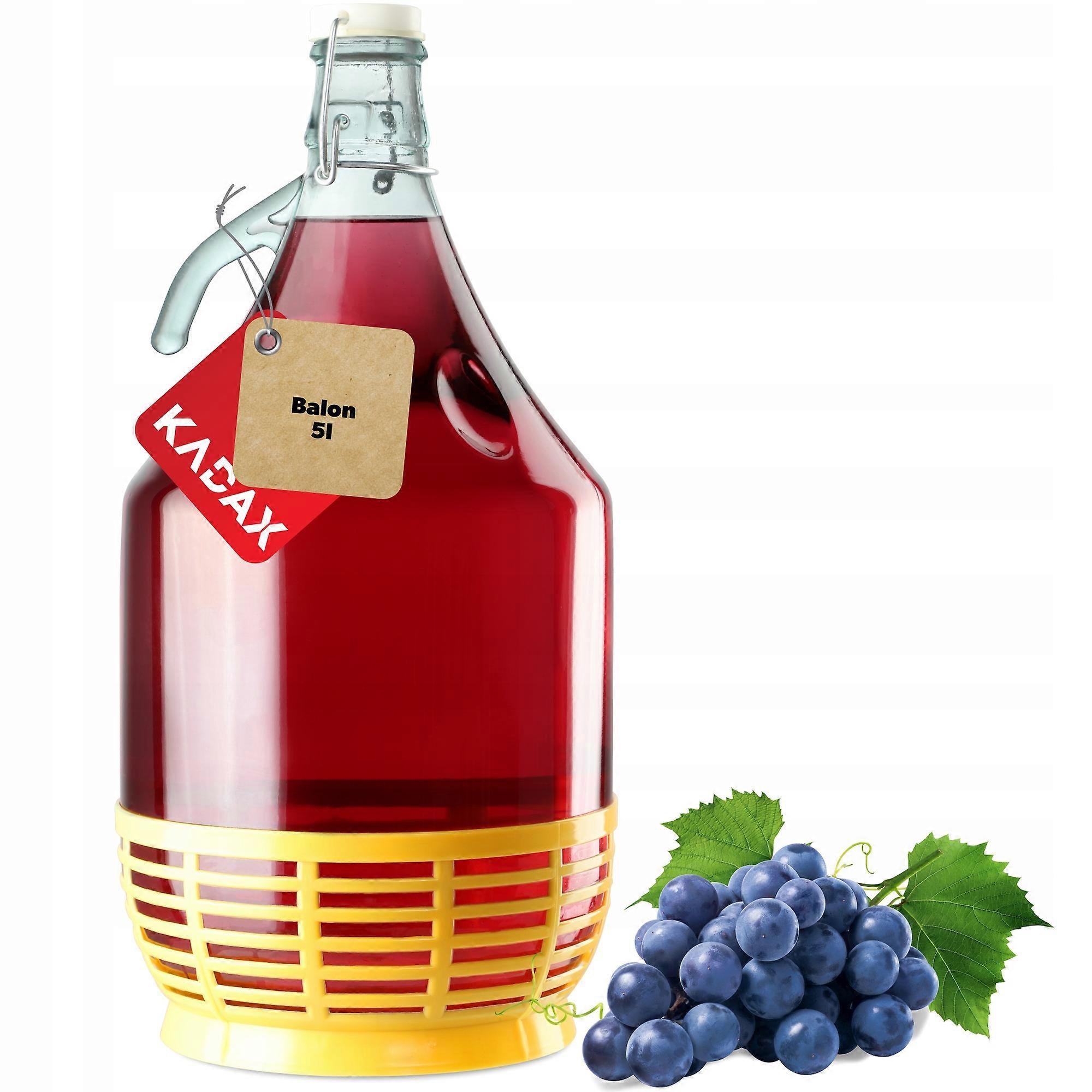 KADAX 5L Wine Ridge + Corcho, Globo de Cristal