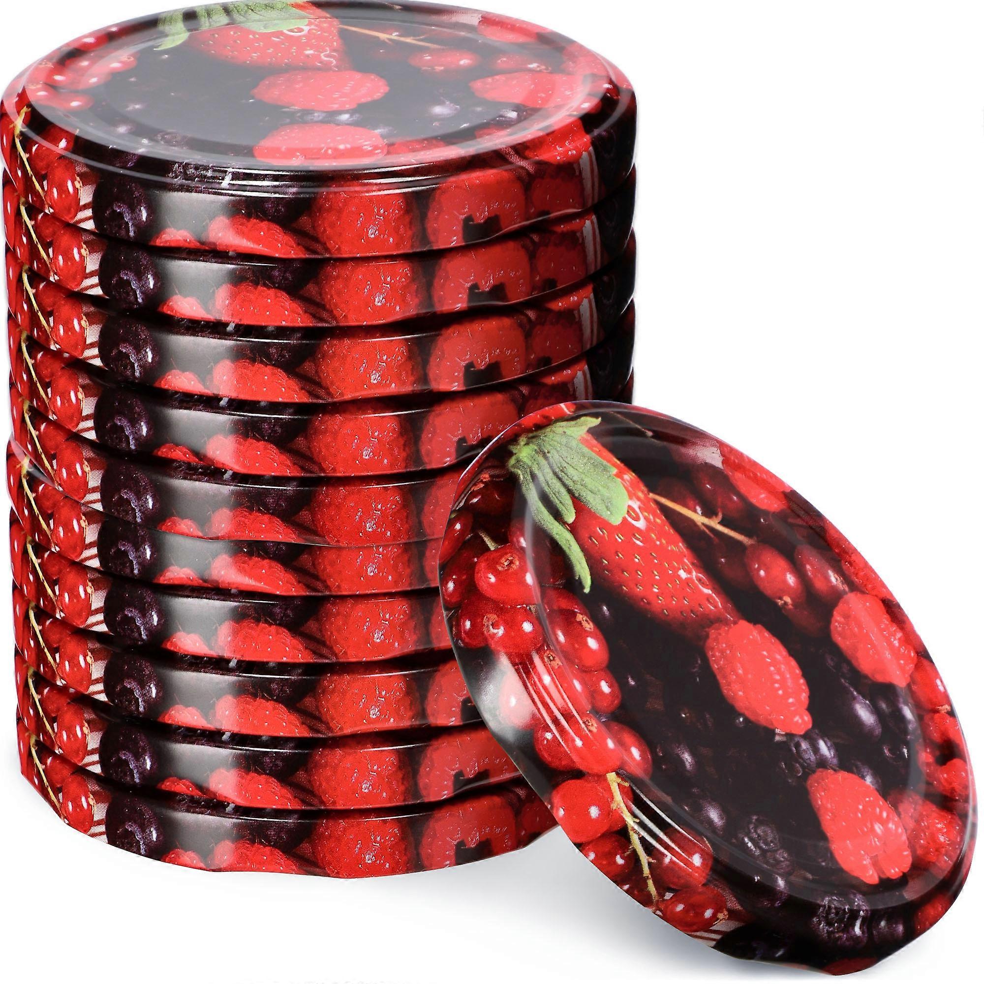 KADAX 10x Tapas de tarro fi 82 Tapas de tarros Tapas conservas