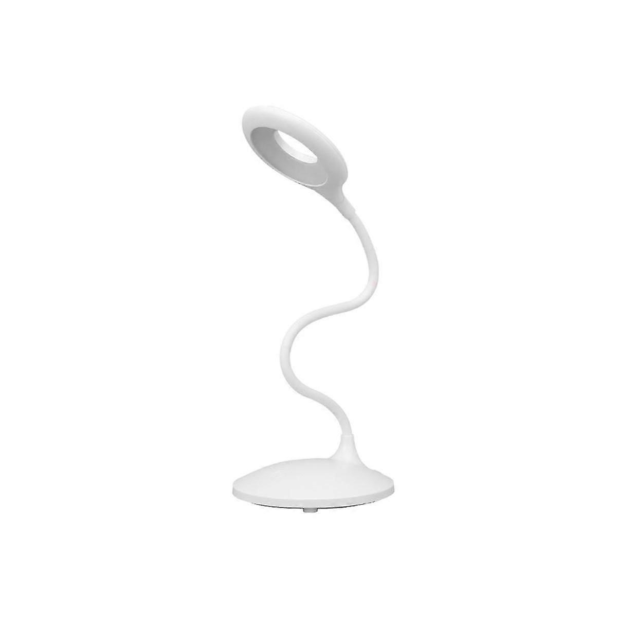 Dimmable Tricolor Temperature Study Desk Lamp Rechargeable LED Table Lamp Touch Adjustment Table La