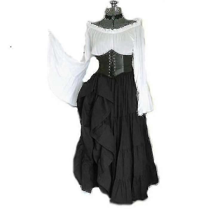 マスカレードビクトリア朝ゴシッククイーンイブニングドレス中世ルネッサンスエルフプリンセスタパーティー女性ダンスレトロコスチューム1_y