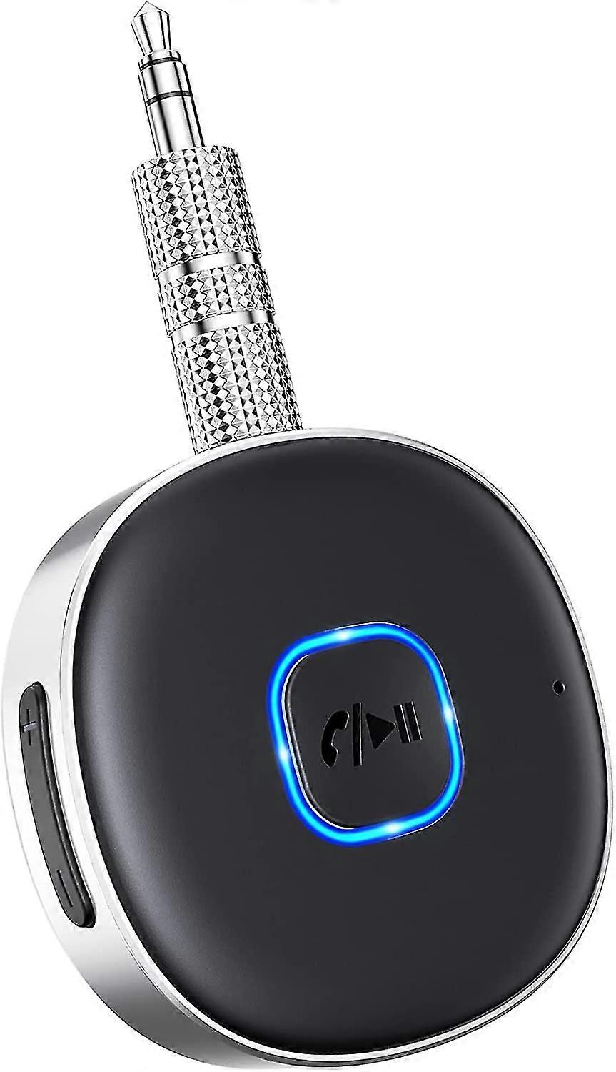 車のBluetoothレシーバー、ホームステレオ/スピーカー/有線ヘッドフォン用Bluetooth 5.0ジャックアダプター、補助Bluetoothレシーバーハンド-