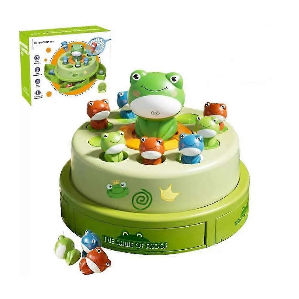 Bounce and Catch Frog Board Games Parent-Child Interactive Tabletop Family Game