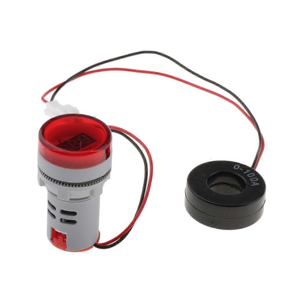 2x LED Display Current Meter Meter Current 0-100A