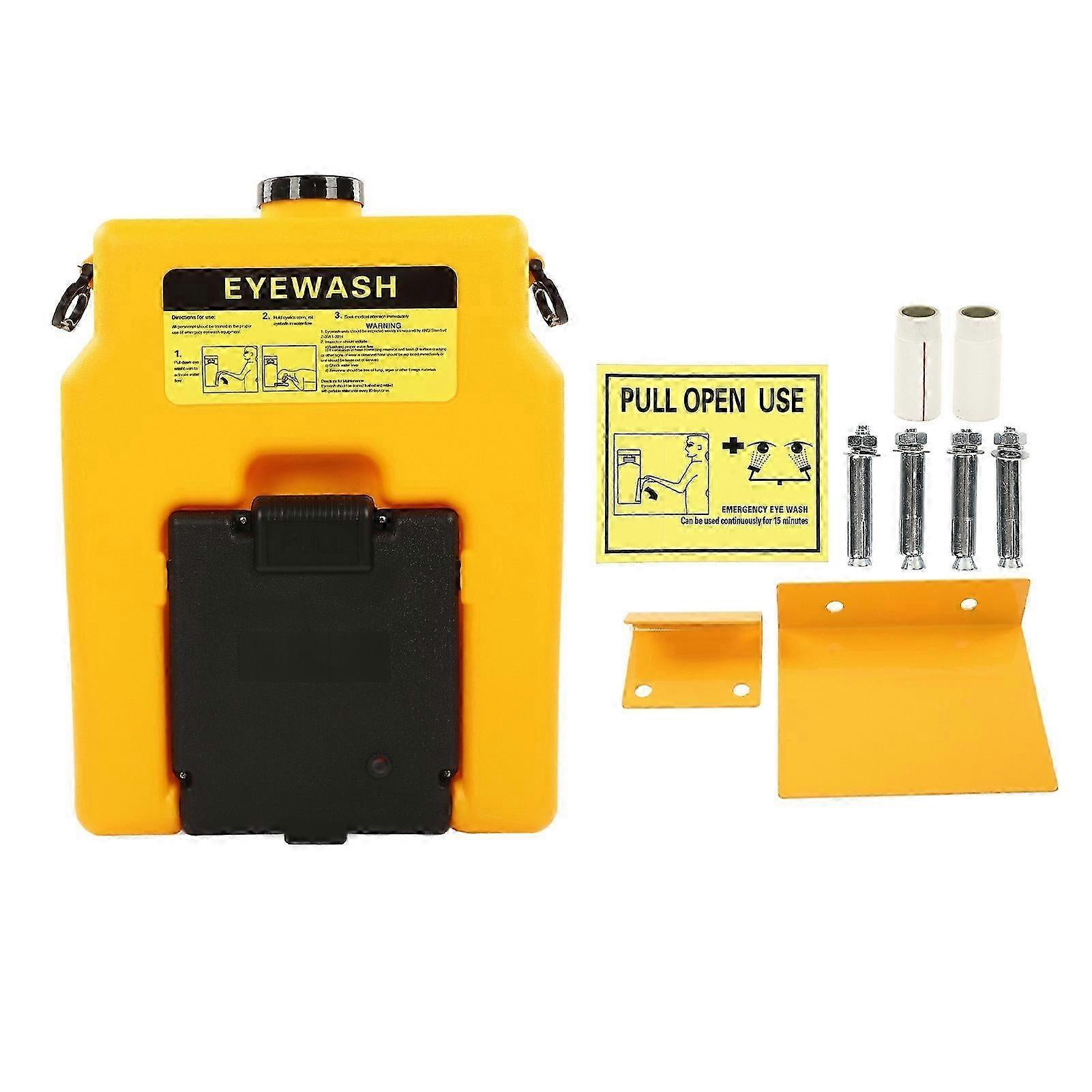 Portable Eye Wash Station 53l Wall Mount Eyewash Station Safety Emergency Device For Laboratory Factory
