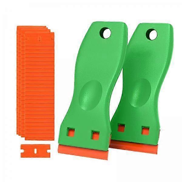 2-4pack Glass Scraper with Blade Cleaner Blade Scraper for Removing Windshields