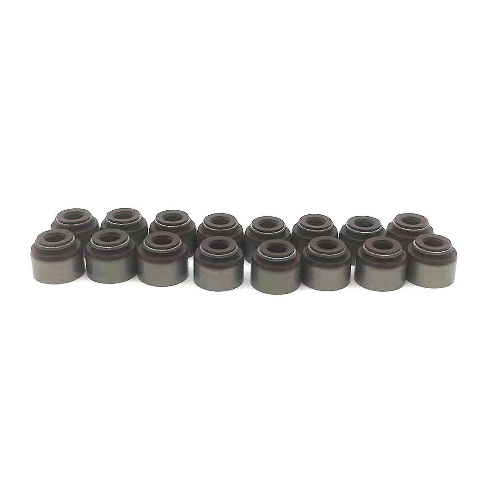 16Pcs Intake Exhaust Valves Stem Seal Easy to Install Suitable for 12210-PZ1-004 12211-PZ1-004 Improved Engine Longevity