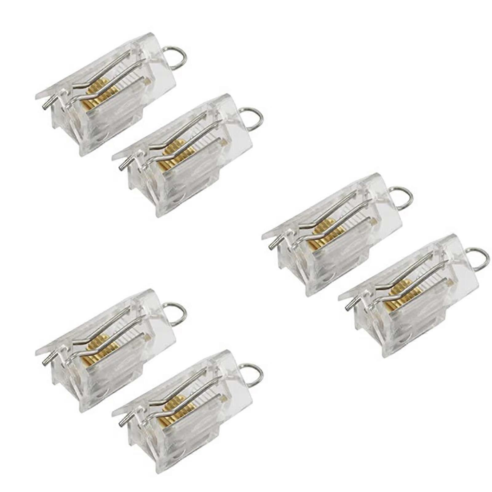6Pcs Blind Wire Lock Roller Shade Cord Clock Mechanism for Venetian Blind Window Curtain Replacement Accessories Repair