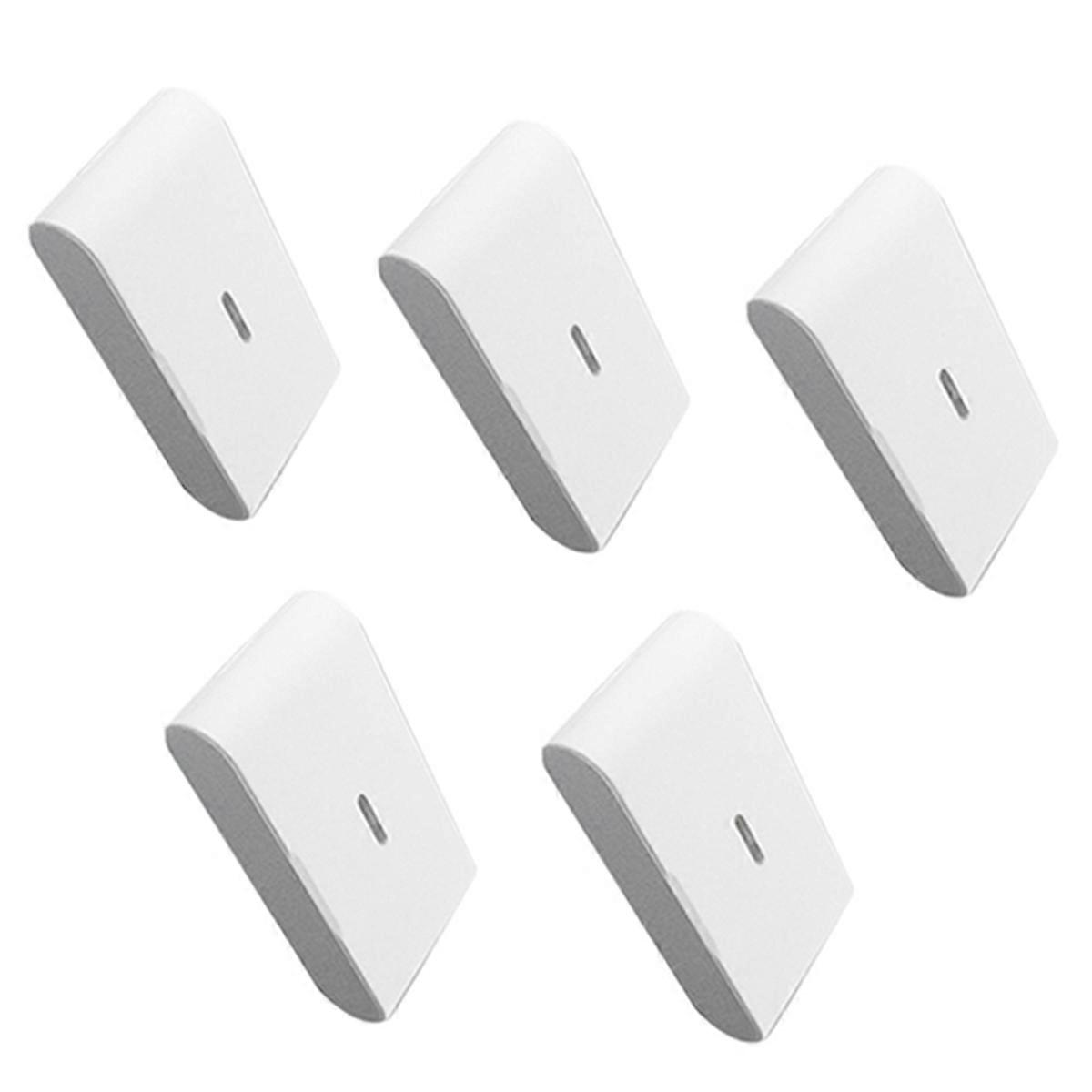 5pcs 433MHz Wireless Vibration Glass Break Detector, Adjustable Sensitivity, Compatible with Alarm