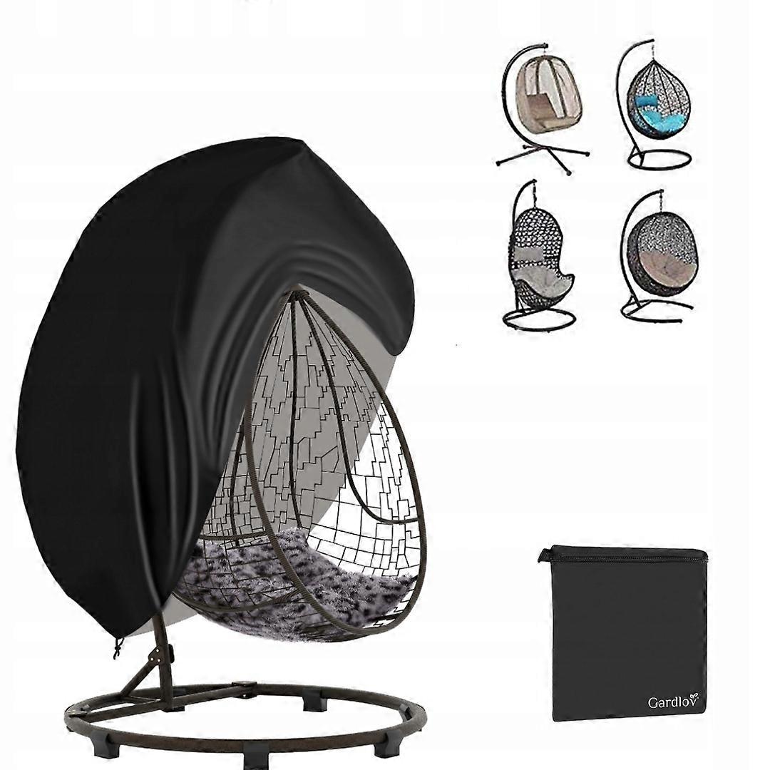 Sitzbezug Hängendes Storchennest Kokon Wasserdicht Schwarz Groß
