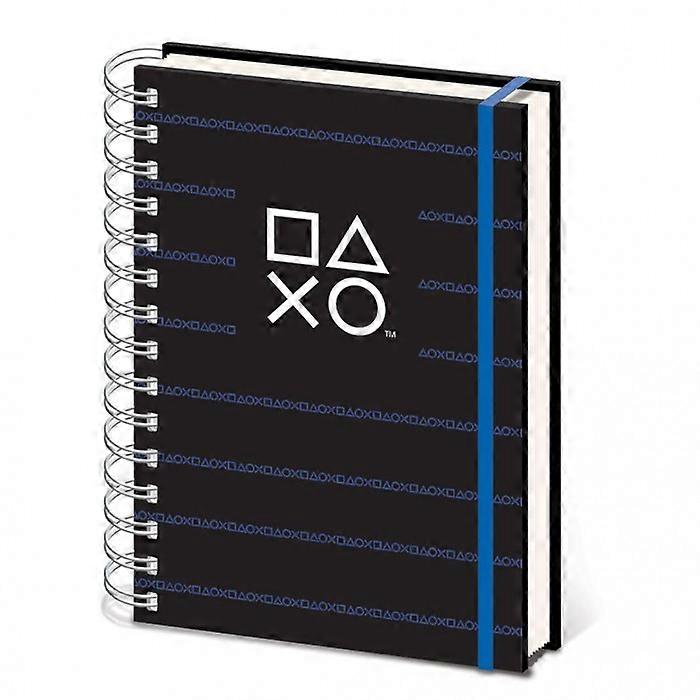 Playstation Pinstripe A5 Wirebound Notebook