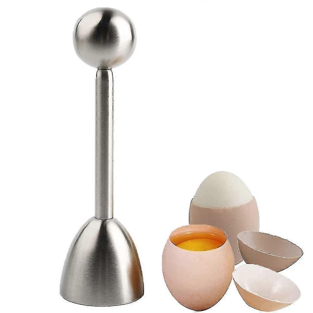 Egg Topper, Egg Shell Separator, Stainless Steel, Soft and Hard Boiled Egg Opener