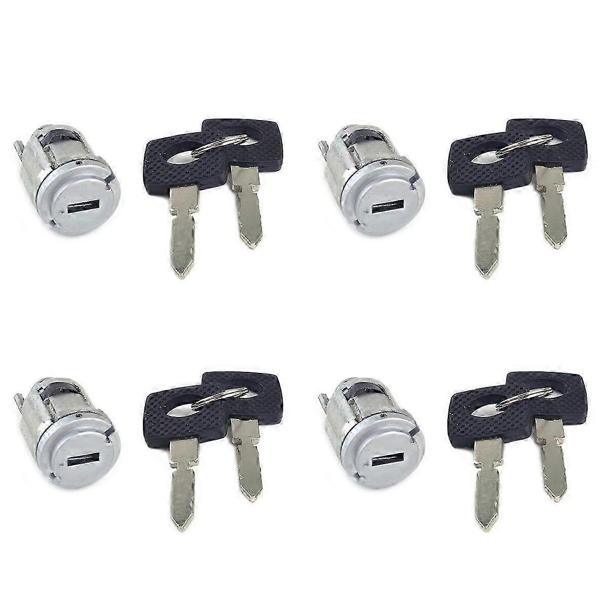 4X Car Ignition Lock Cylinder Switch with Key 1264600604 1264600304 for W124 C124 W201 190E 260E E3