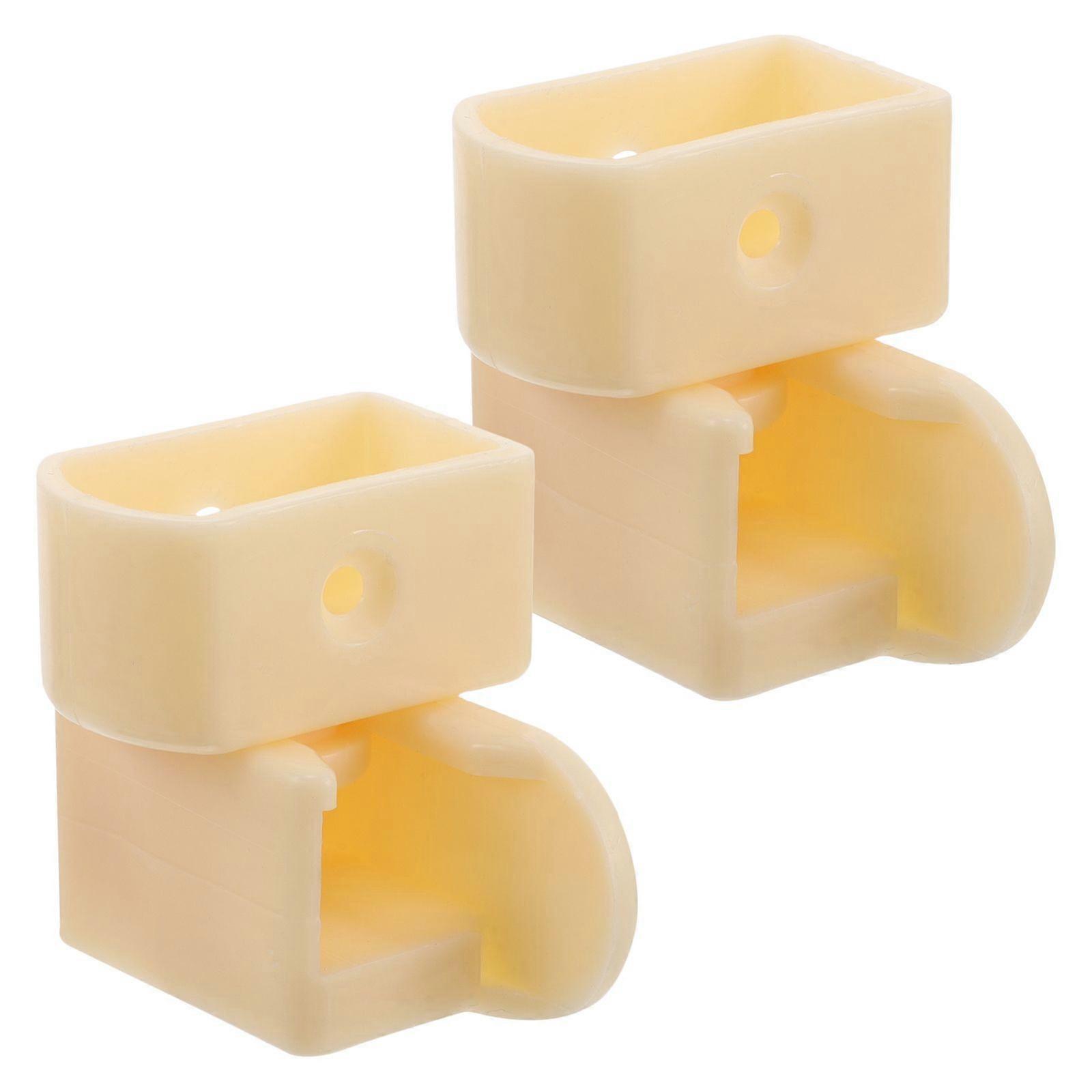 1 Set Of Baby Gate Replacement Parts Plastic Latches Baby Cot Guard Bar Buckles Playpen Fixator Baby Gate Mounting Safety Gate Fitting