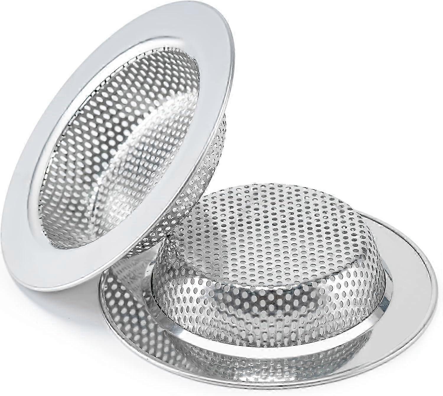 2 Pcs Upgraded Double-Layer Kitchen Sink Strainer, 4.5 Inch Drain Basket for Most Sinks