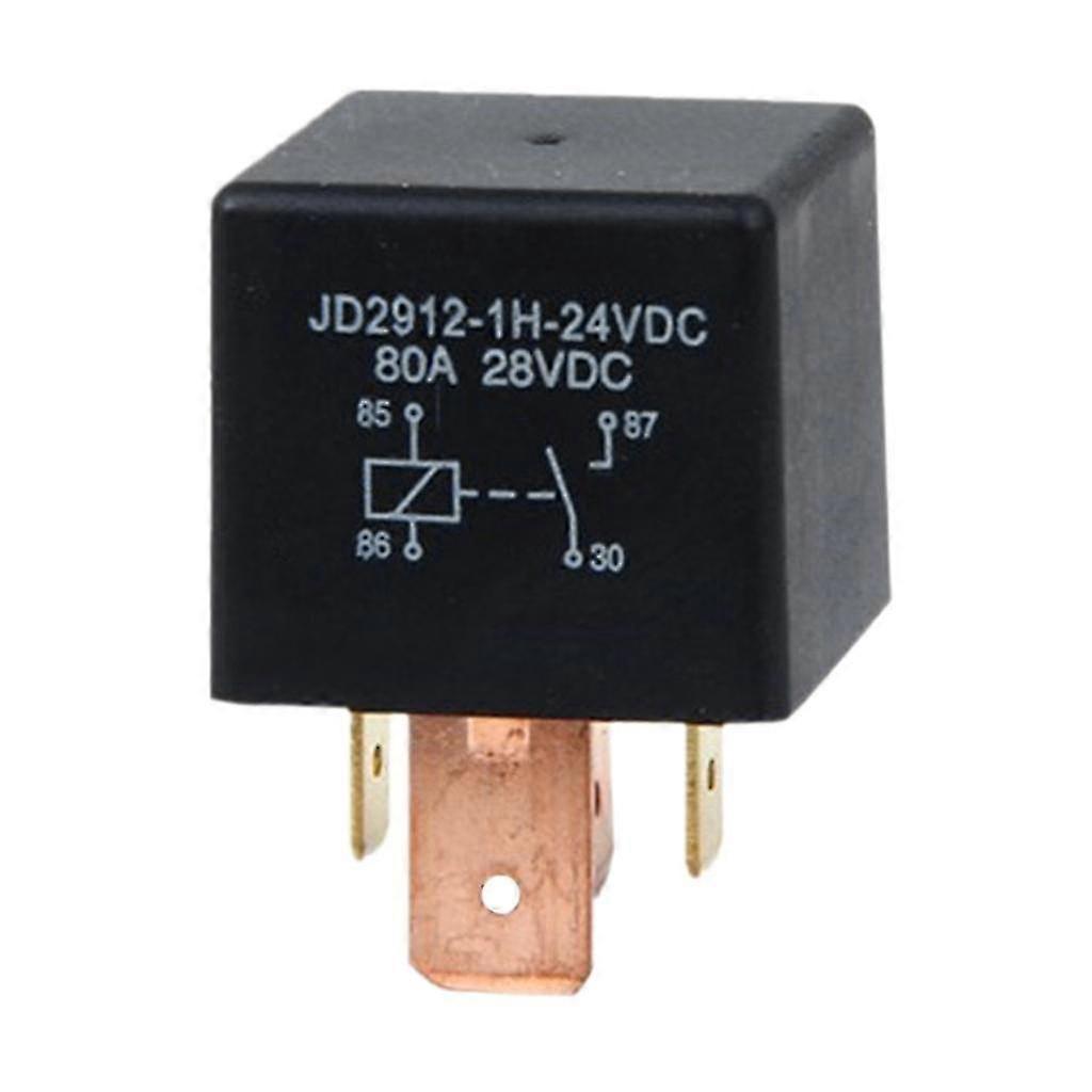 24VDC Car Motor SPDT Changeover Relay JD2912-1H with 4 Pin and 80Amp Rating