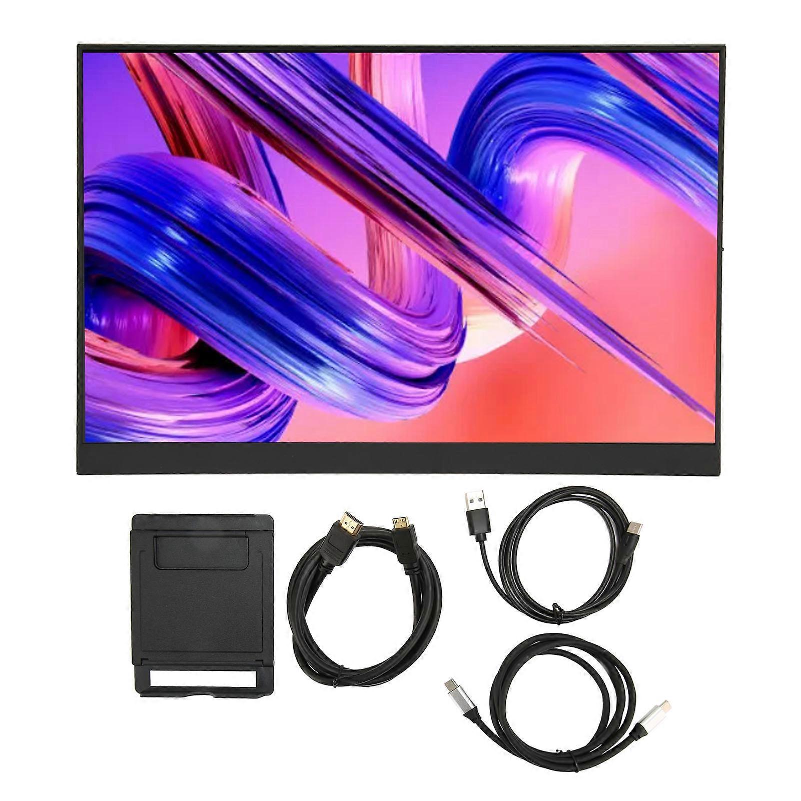 16" Portable Monitor 2.5K 144Hz with HD Multimedia Interface, Type C Port for PS3/PC/Phone