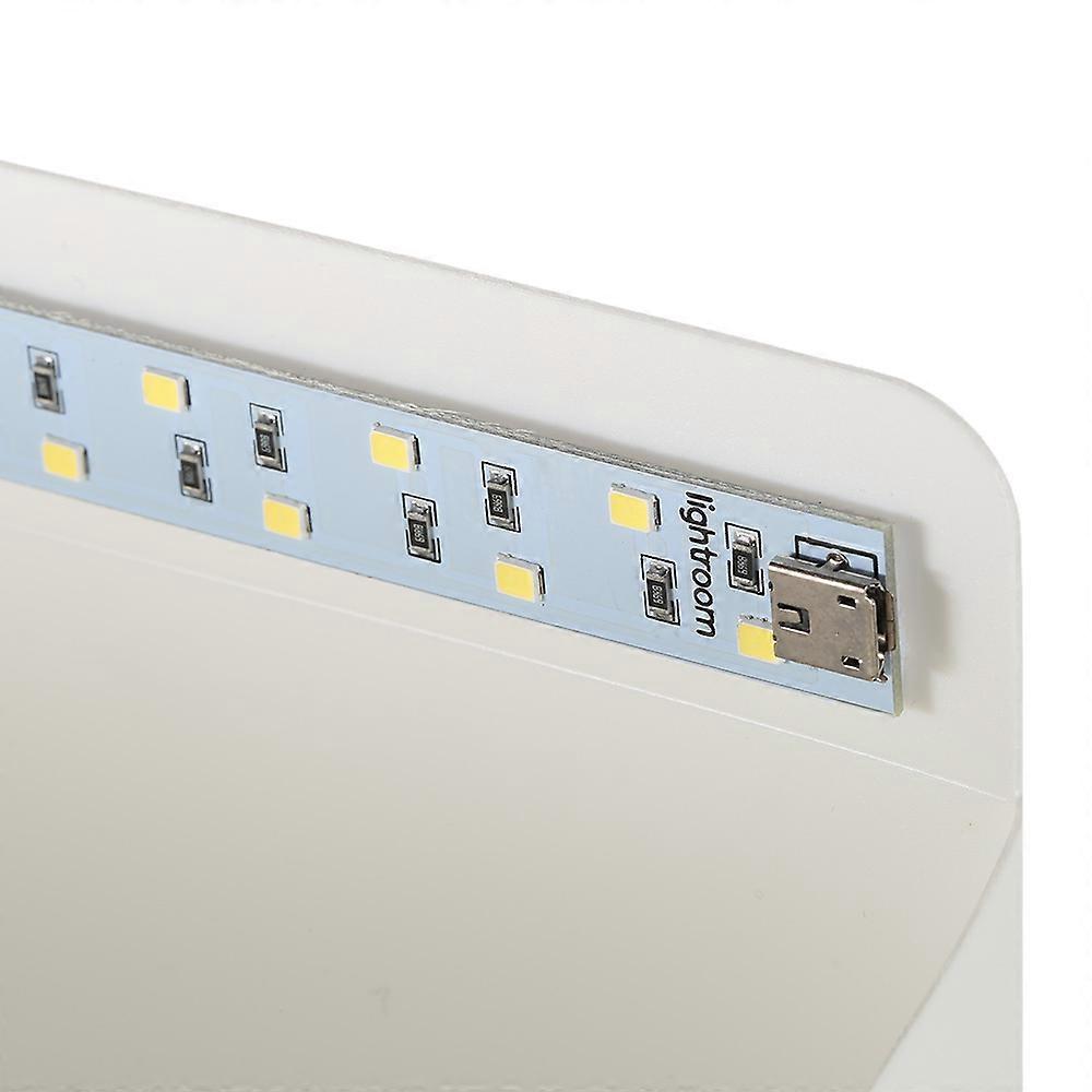 Portable Foldable Mini LED Light Box - Compact Photography Studio with Black & White Backdrops