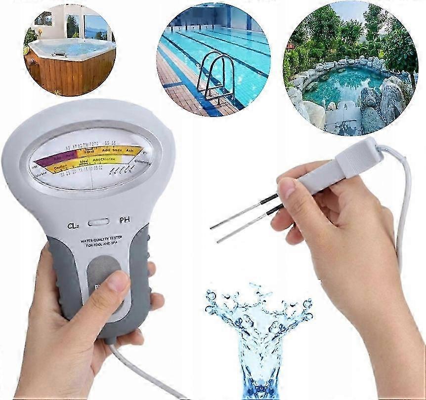 2025 Pool-pH- und Chlormessgerät, Poolwassertester