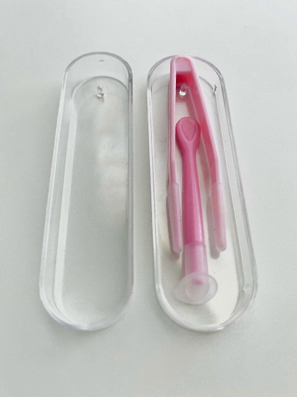 Contact Lens Tweezers Inserter Applicator Travel Case Helper Suitable for Soft and Hard Lenses