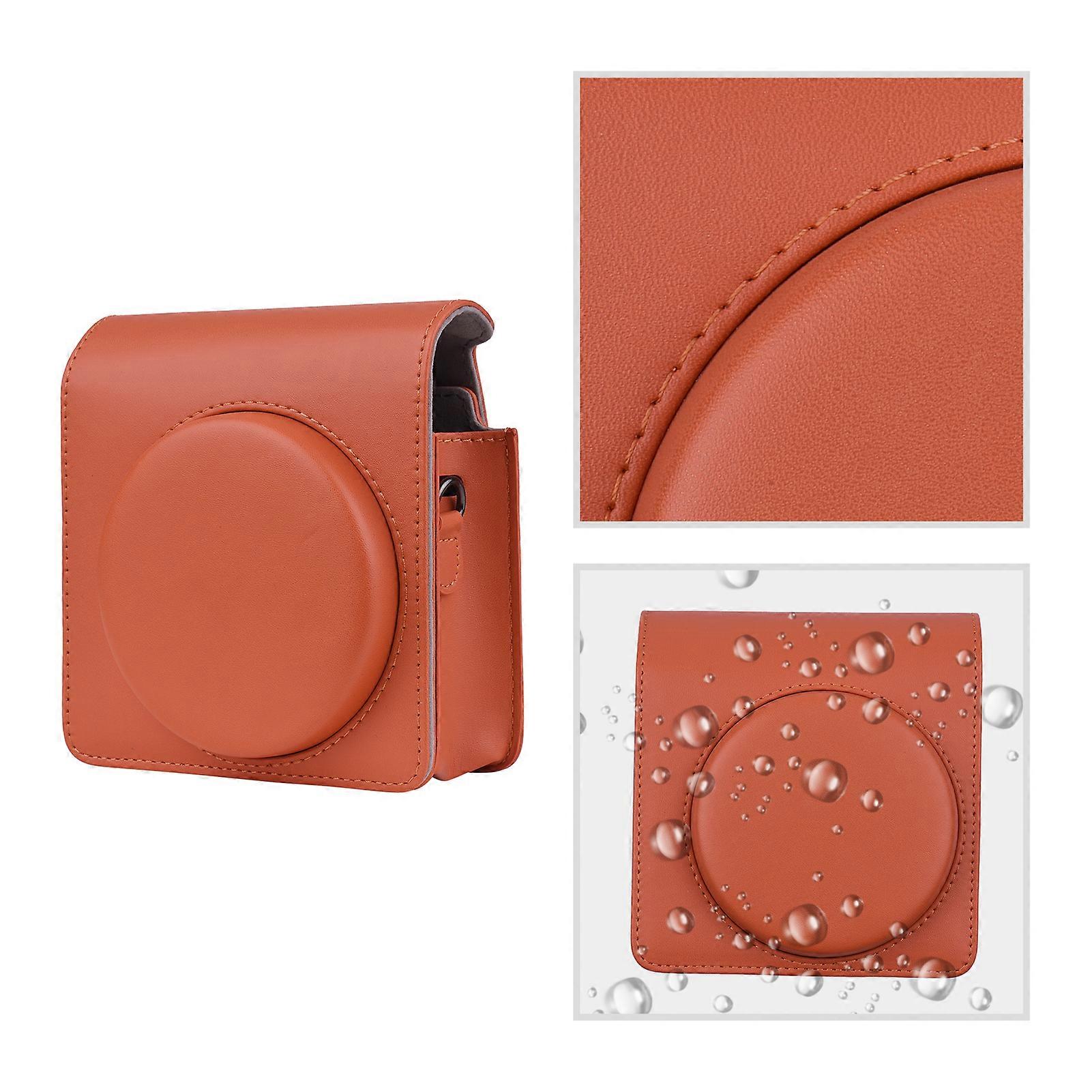 PU Leather Camera Case for Fujifilm Instax SQ1 - Water-Resistant, Easy Access Design