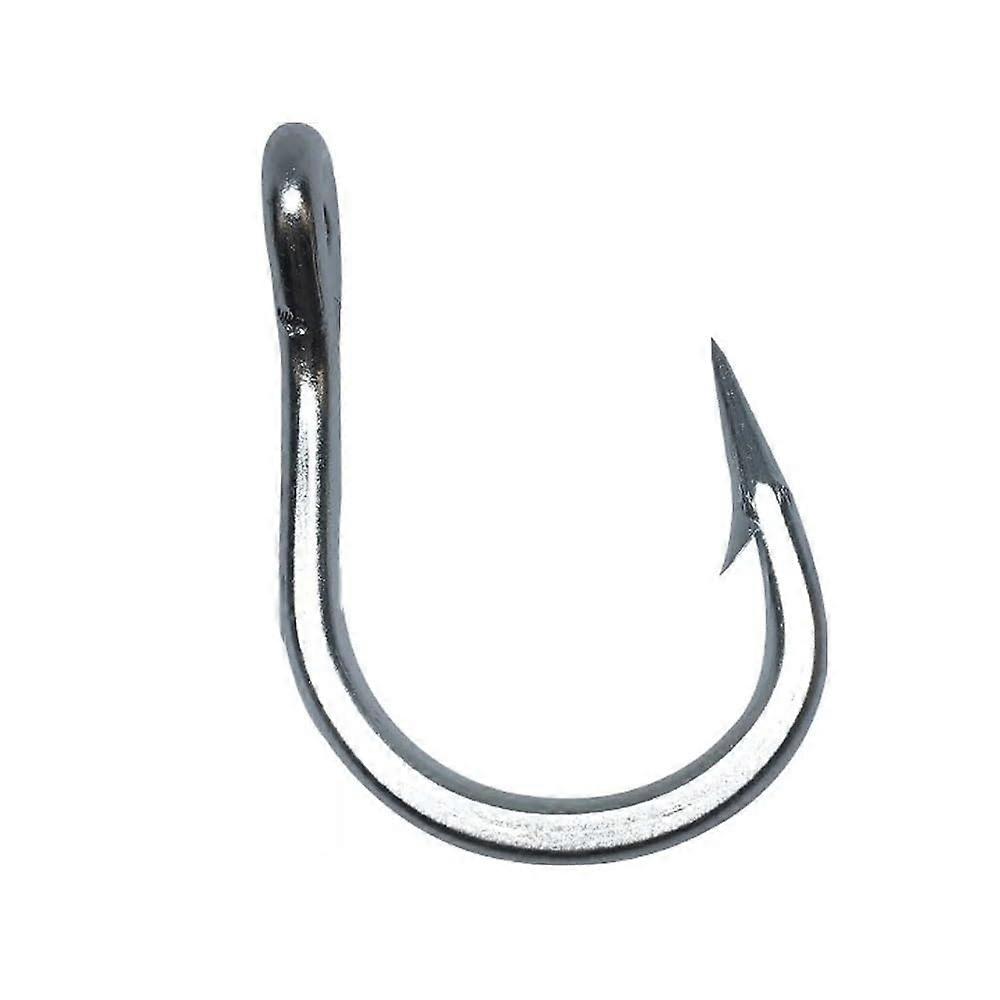 Fishing Hooks 20 Pieces Giant 1/012/0 Stainless Steel Gaff Barbed Sharp Angle Circle Hooks