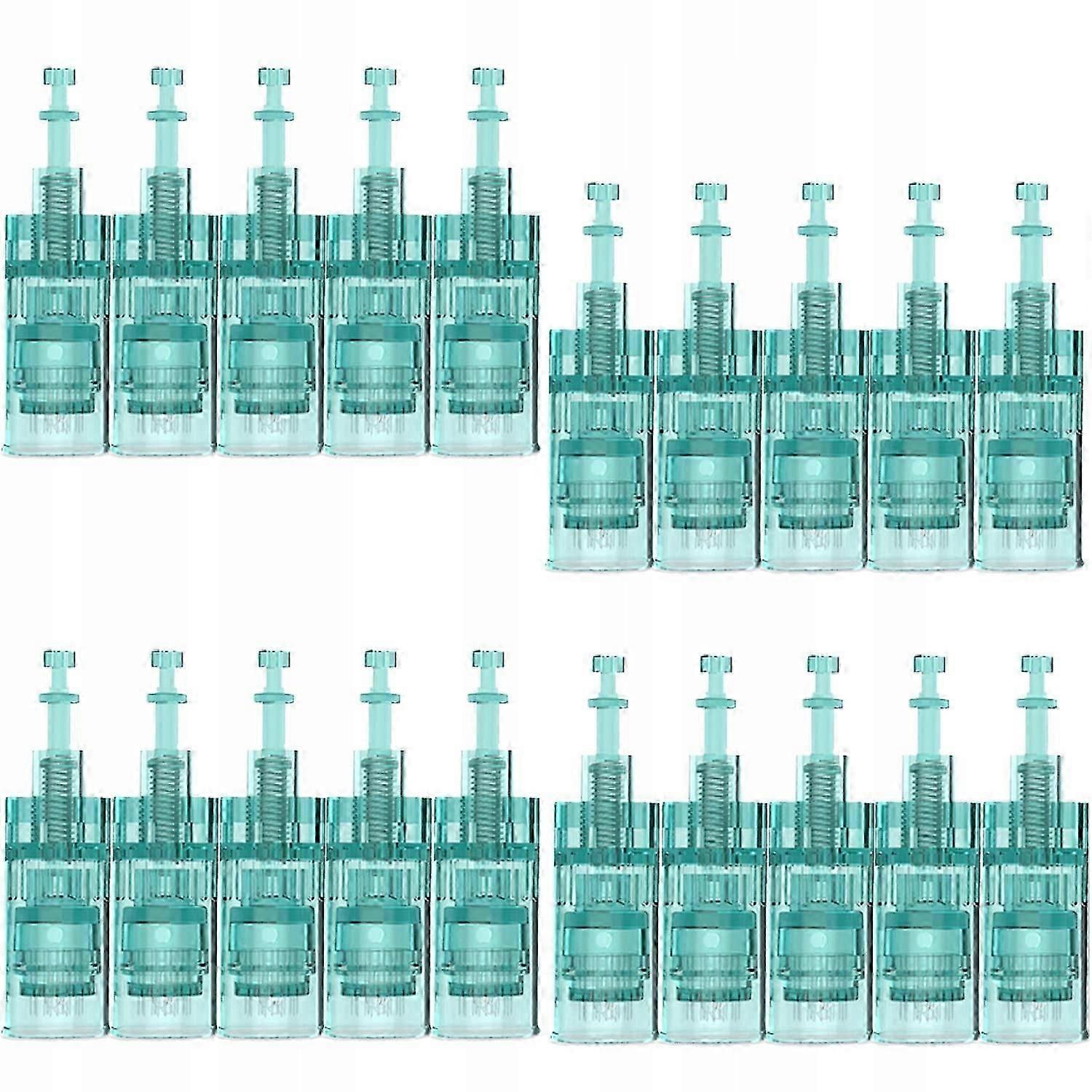 20個のマイクロニードルダーマペンカートリッジ11/16/24/36/42 /スキンケアのためのナノ交換のヒント