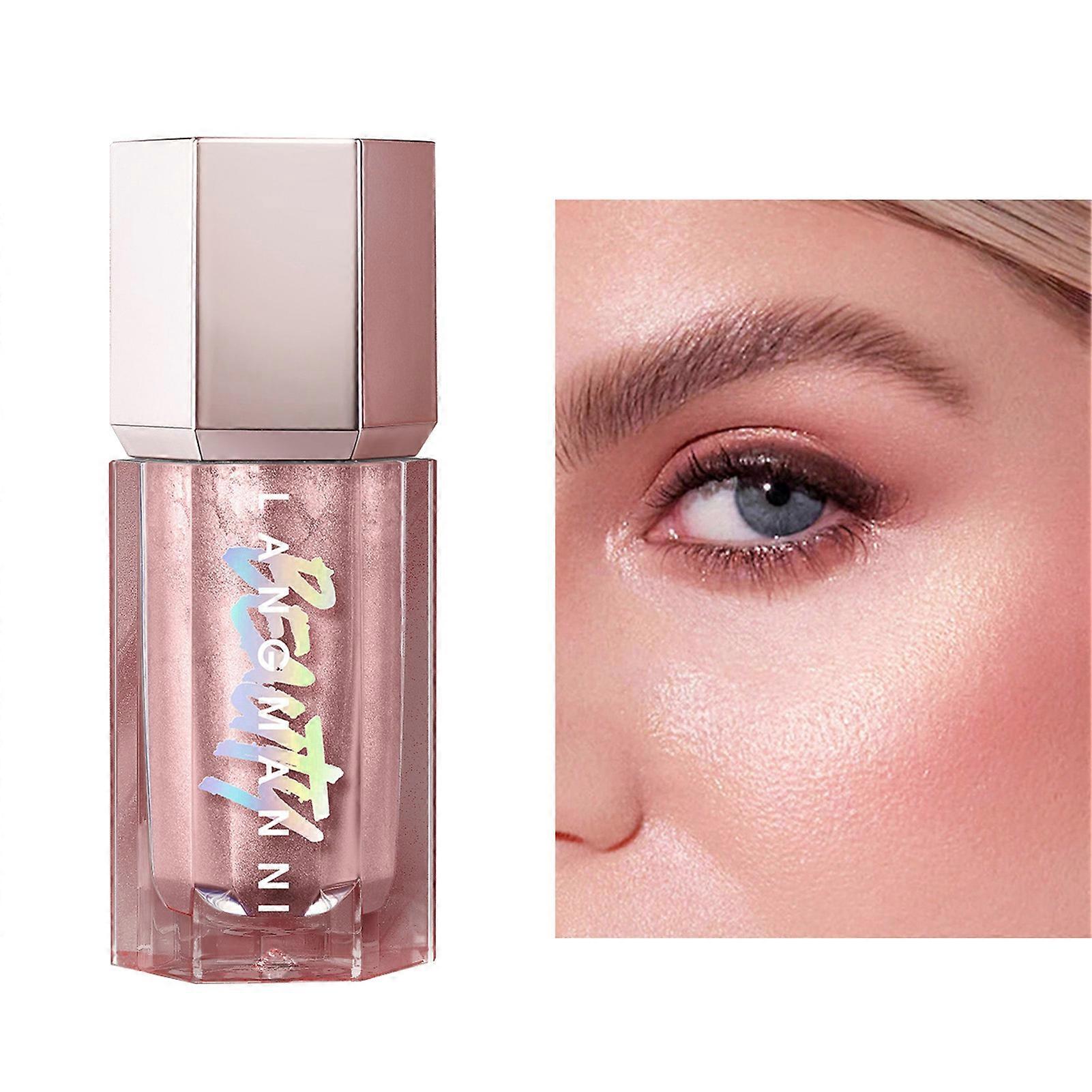 5.2ML Liquid Highlighter Fine Sparkling Highlighter Liquid Eye Shadow Liquid Facial Contour Brightener Shouder and Clavicle Brightener