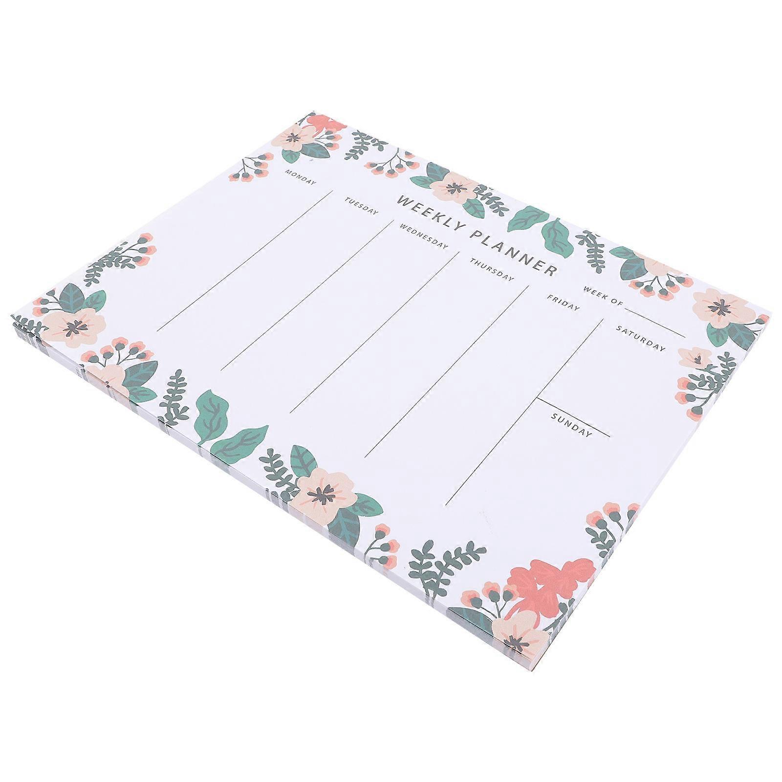 Weekly Notepad for Organizing Daily Activities, Compact and Convenient