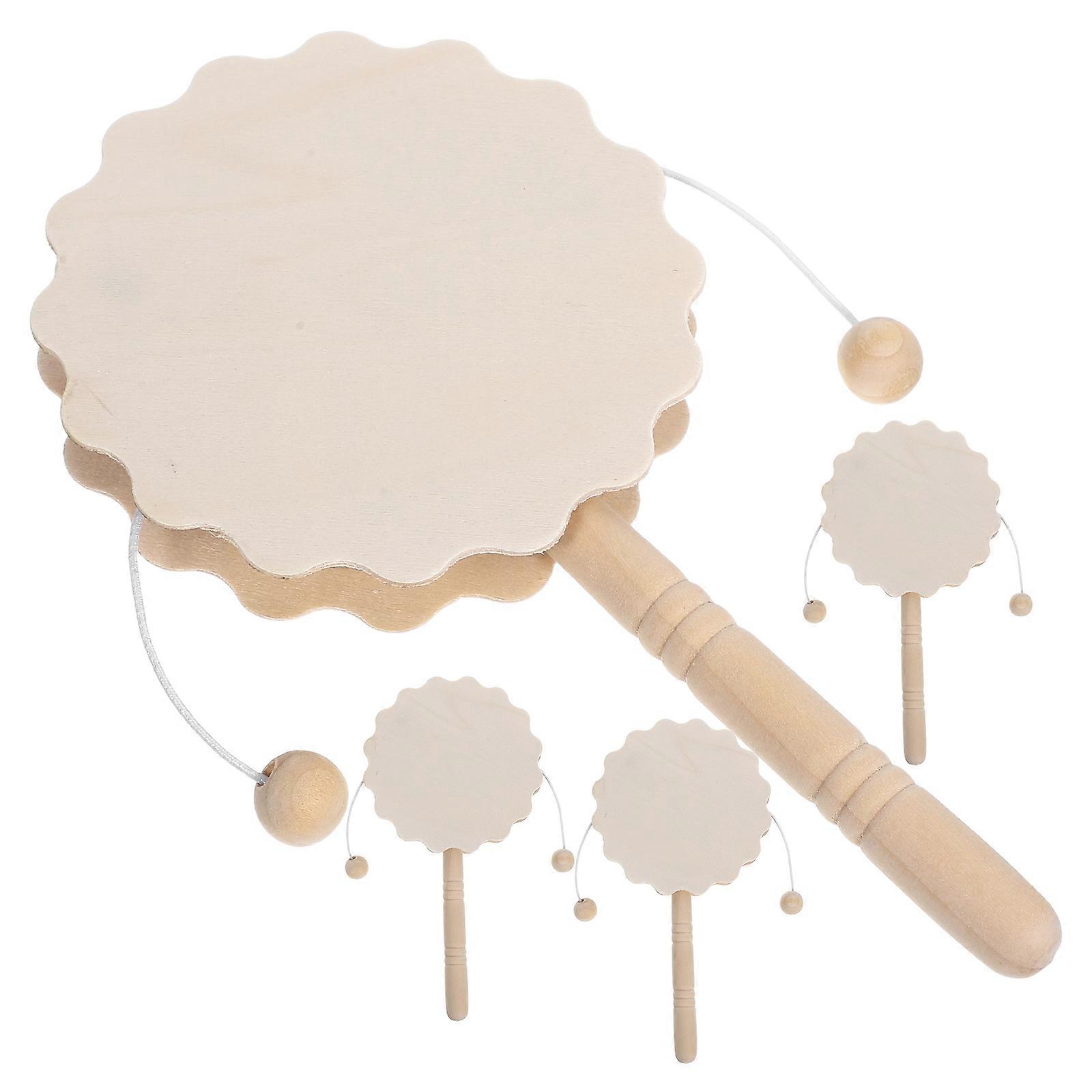 Child Friendly DIY Rattle Drum Set, Boost Creativity and Manual Dexterity