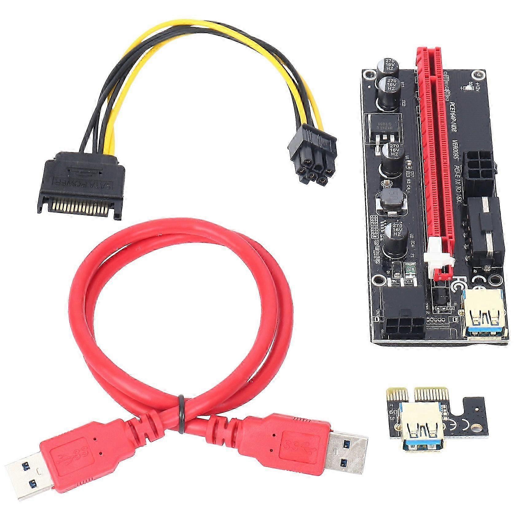 VER 009S PCIE Riser Extension Card for GPU Mining Riser Card Extender SZRH