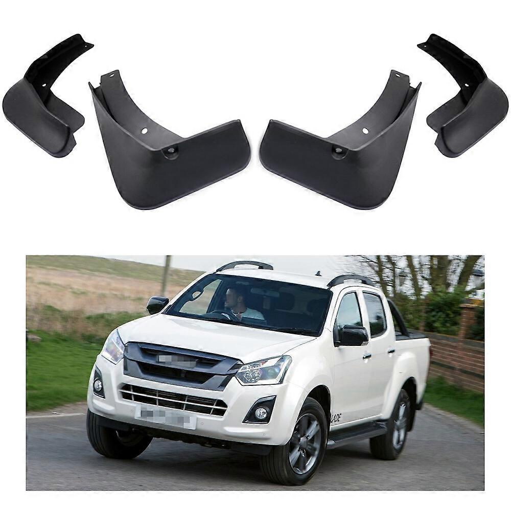 Compatible 4Pcs Car Mud Flaps Splash Guards Fender Mudguard for Isuzu D-Max 2017-2020 18 19