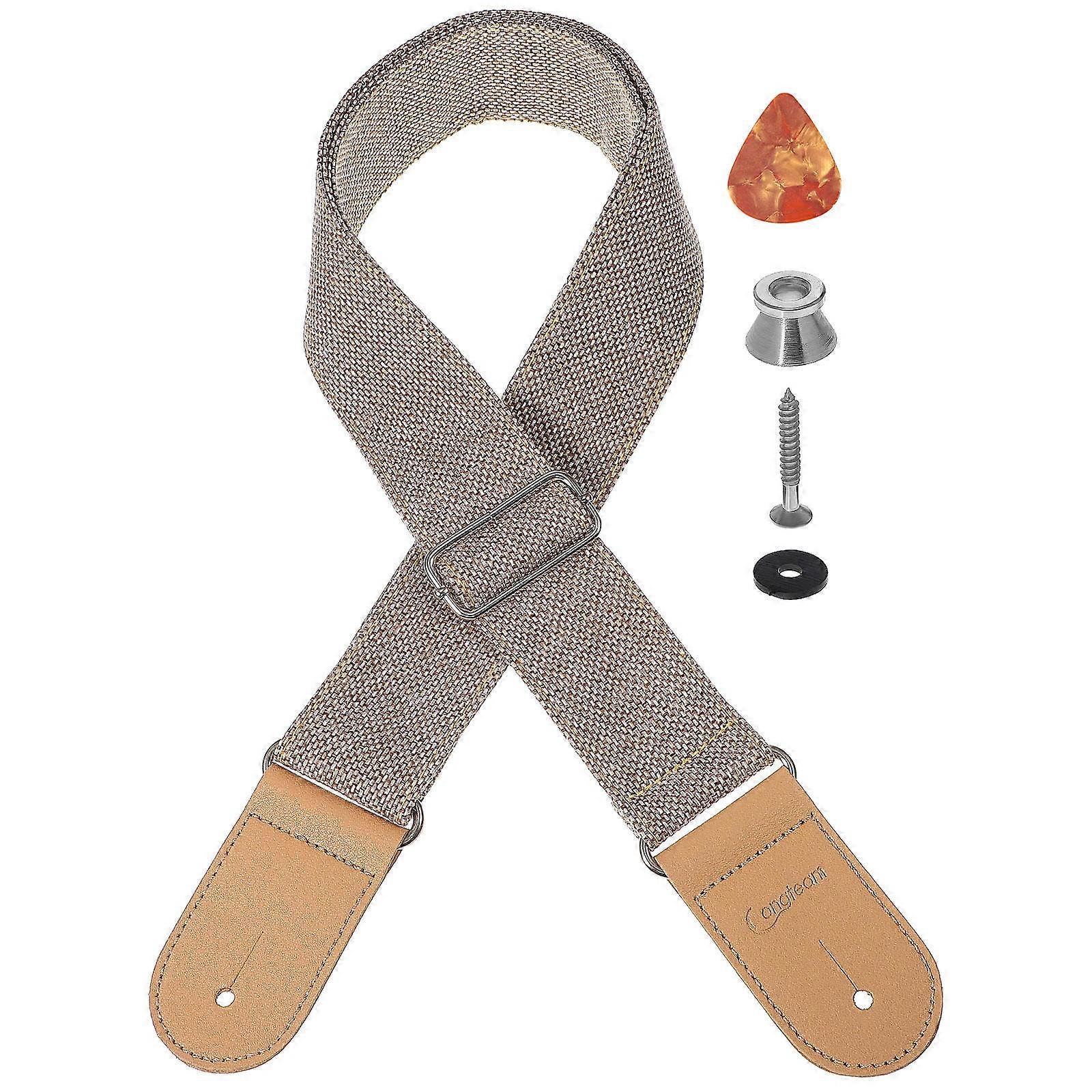 Tracolla per chitarra Lunghezza regolabile Tracolla per chitarra elettrica per chitarra Suonare colori assortiti Durevole 1 set