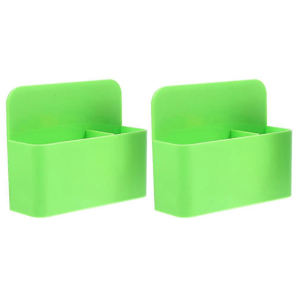 Marker Organizer Case Magnetic Attachment Home Use ABS Material Rectangular Shape 2Set