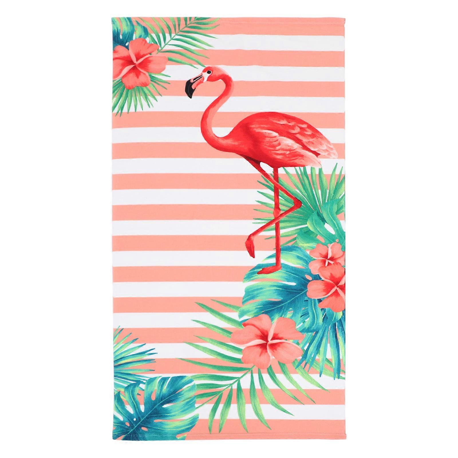 Microfibre Towel Beach Decorative Portable Quick-Drying Towel For Adults Pink 150x70CM 1Pcs