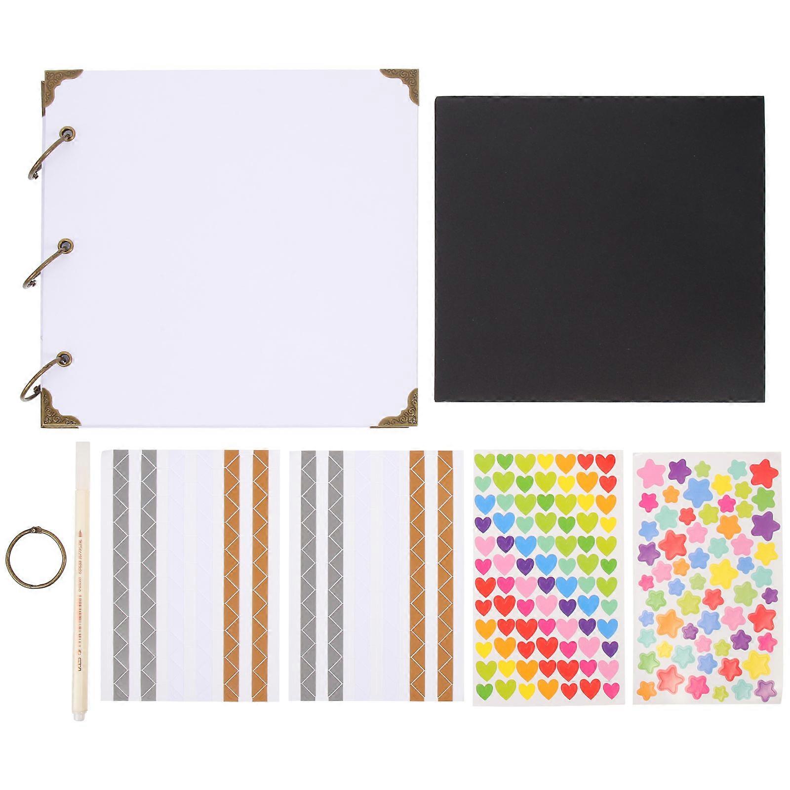 DIY Blank Photo Book Memory Preservation Paper Material 22X22cm For Baby Photos And Business Cards 1Set