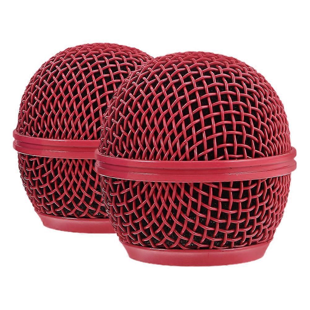 2pcs Replacement Microphone Mesh Grill Covers for Enhanced Audio Clarity – Durable Design for Mics and Accessories