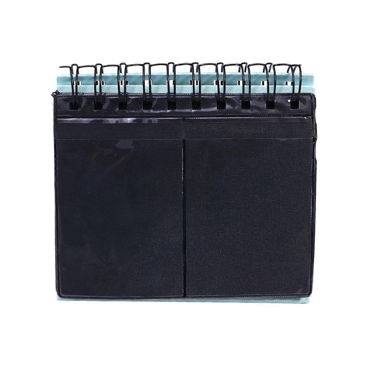 Desktop Mini Photo Album Desk Calendar Style Sky-Blue 16.5*14 Cm Photo Holder Birthday Festivals 1Set