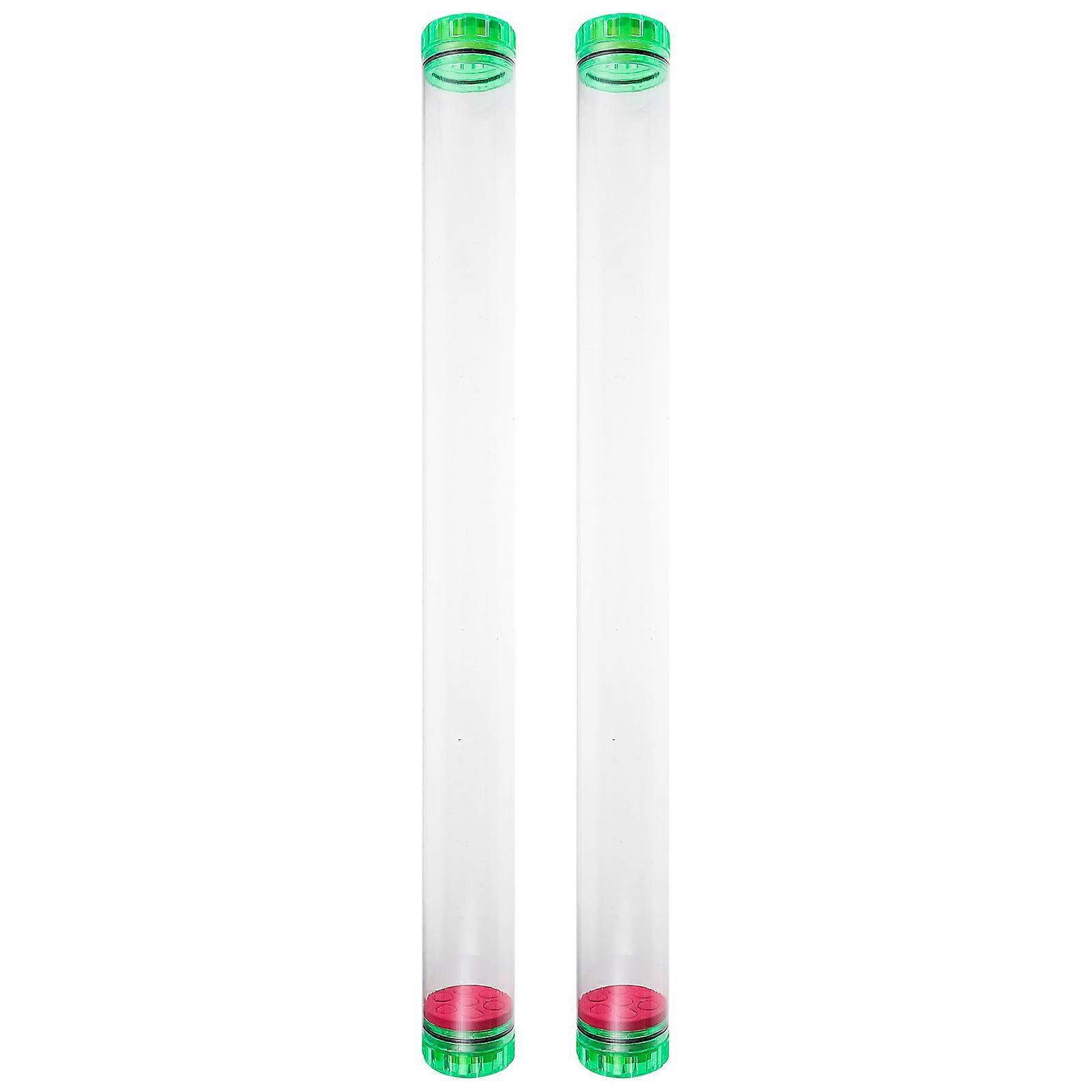 Float Fishing Tube Storage Protection Portable Assorted Color 50.00X4.50X4.50CM 2Pcs