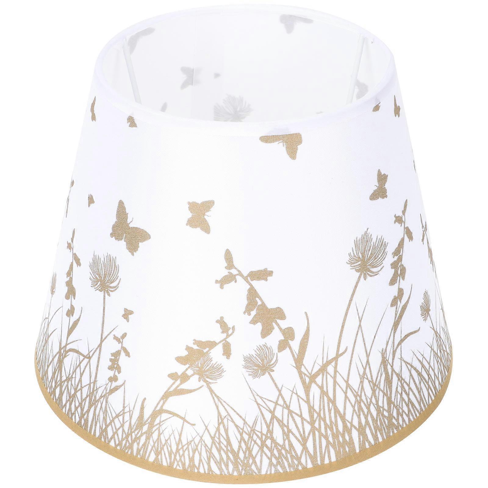 Lampshades Small Decorative Lamp Shade Cone Shape Gold Warm Lighting For Desk Lamp Bedroom 1Pack