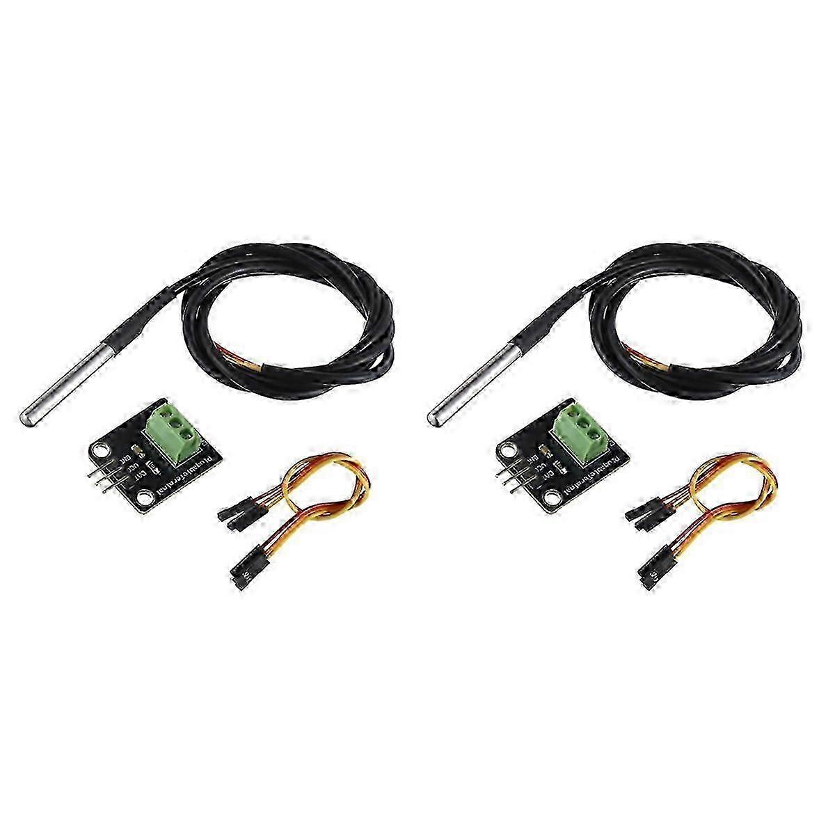 BOJACK DS18B20 Temperature Sensor Module Kit with Waterproof Stainless Steel Probe for Raspberry Pi