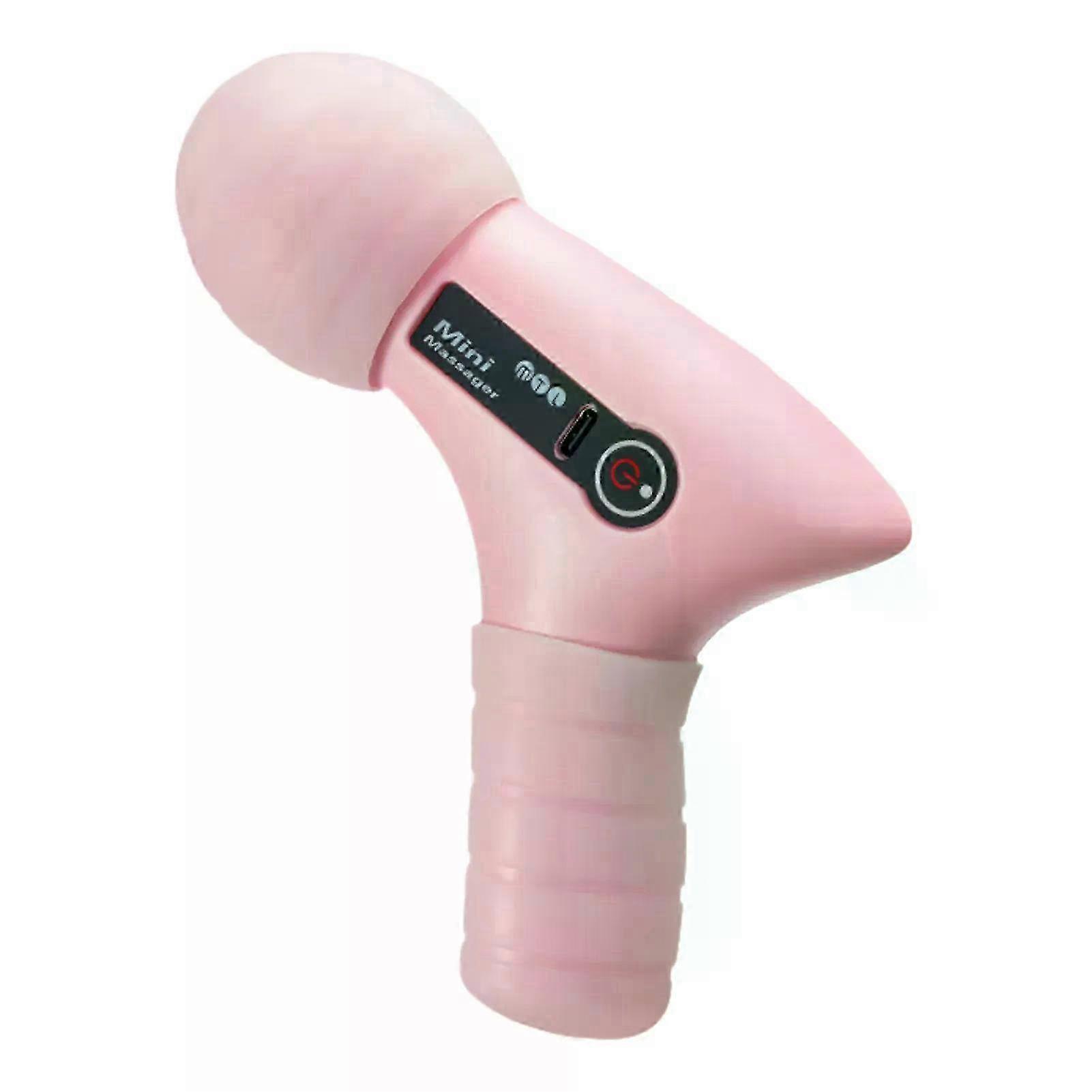 Mini sähköinen faskiapistooli LCD-näytöllä, 4 tilaa tärinälihashierontalaite niskalle, jalalle ja vartalolle