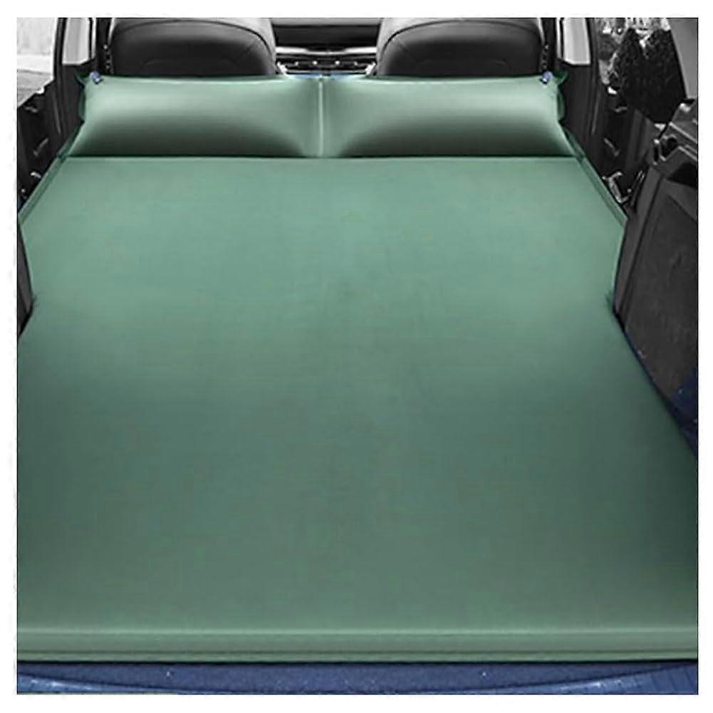 Car Inflatable Air Mattress Flocked Surface Portable Camping Mattress Green Ref: 2585