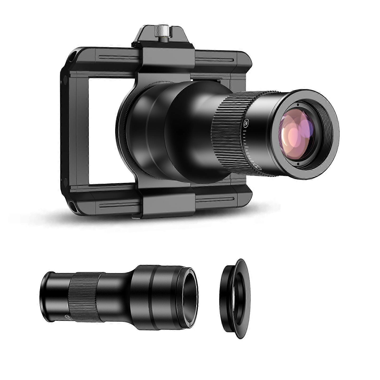 Smartphone Camera Lens 6X Zoom 150mm Macro Phone Lens Attachment Adjustable Clip For Mobile Photography