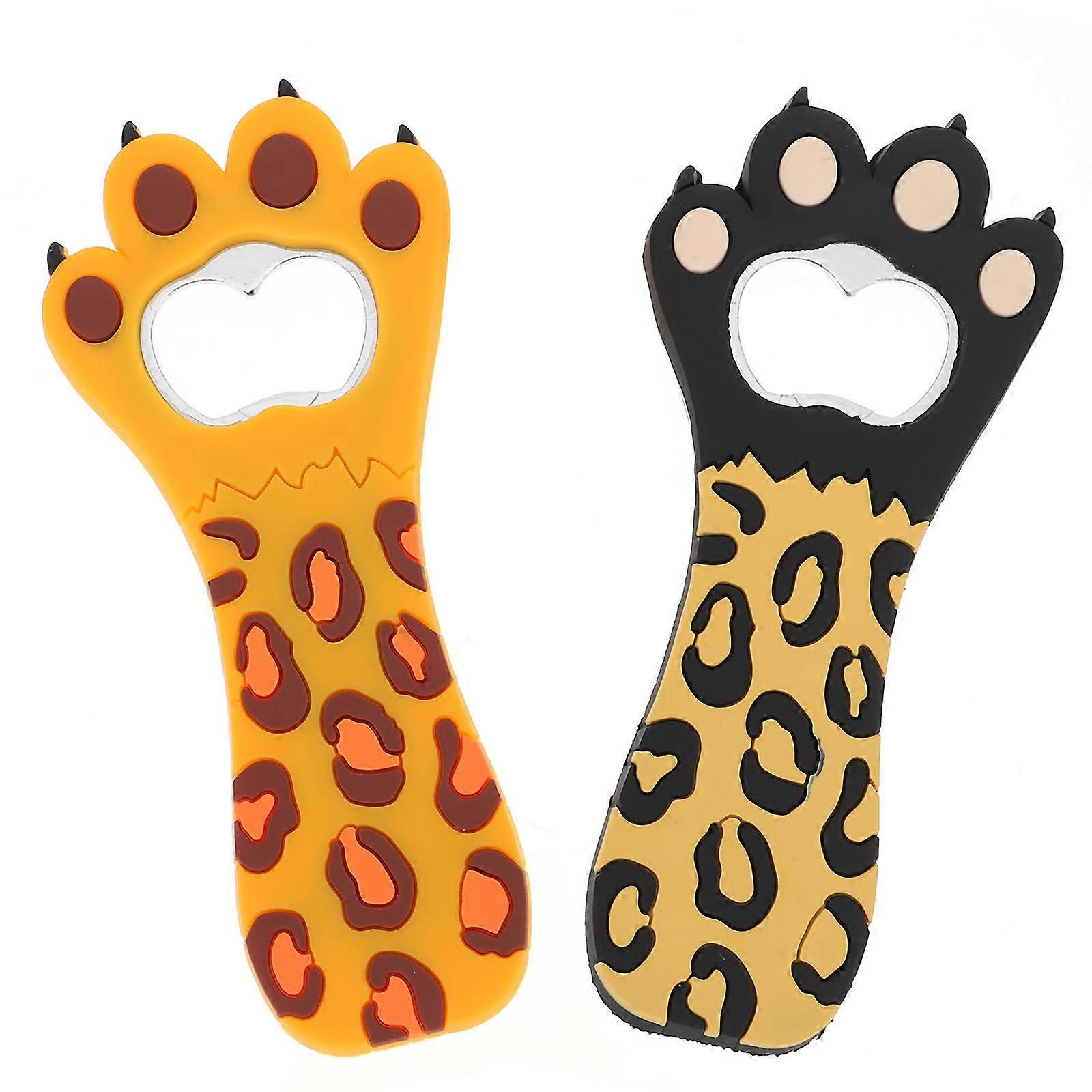 Colourful Bottle Opener Adorable Assorted Color For Home Use 2Pcs
