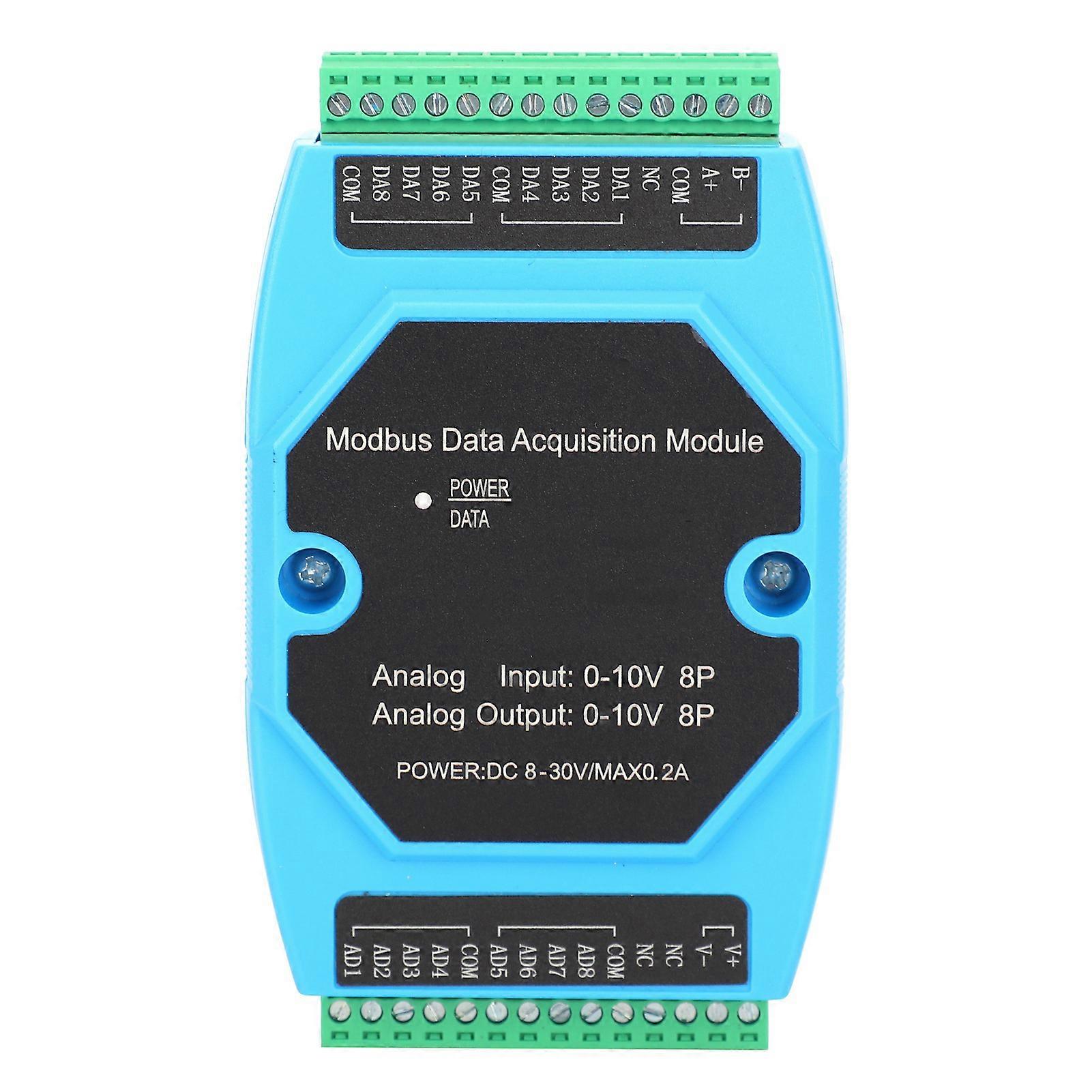 Acquisition Module Voltage Acquire and Output Data Logging 8AD 0‑10V Analog Quantity Input