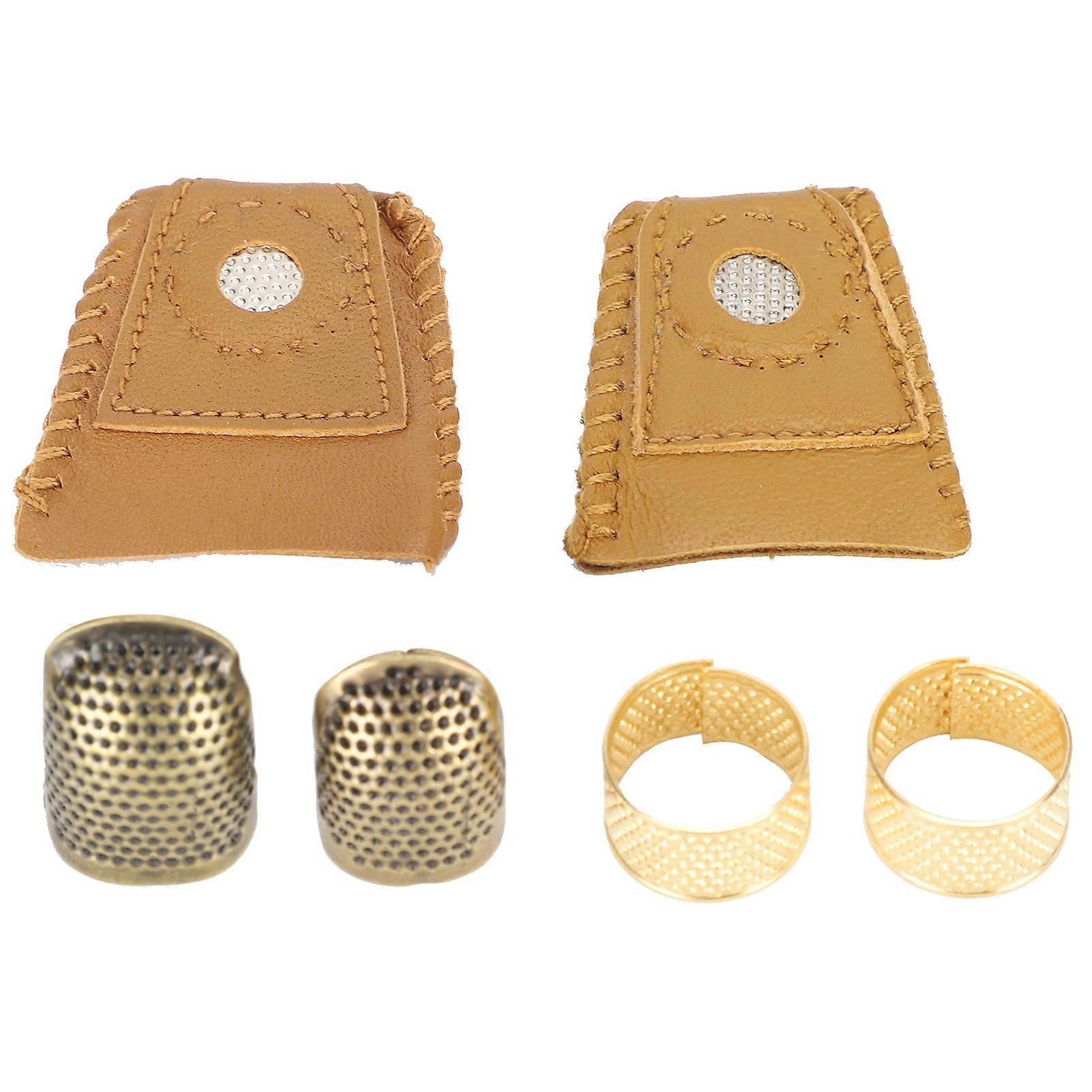 Thickening Fingertip Thimble Finger Protector for Sewing Embroidery Needlework (026)