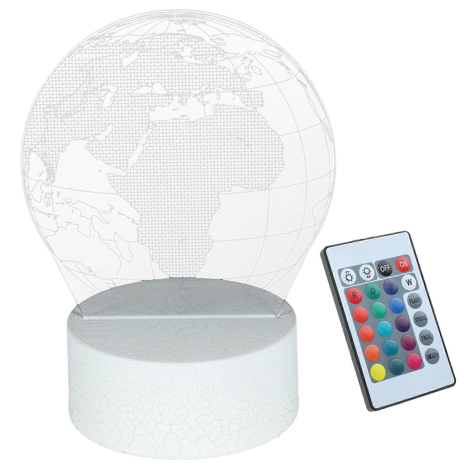 Decor Lamp Table Lamp Transparent Acrylic Touch Switch Home Atmosphere Prop 1Pack